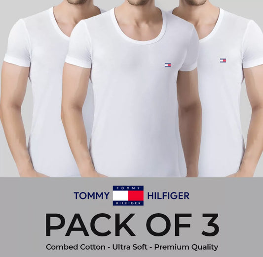 TMMY Half Sleeve Per-fect Under Shirt Vest ( pack of 3 )