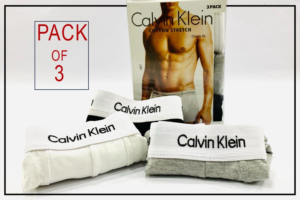 High Quality Men's Branded Boxers - Pack of 3 ( CK-C220 )